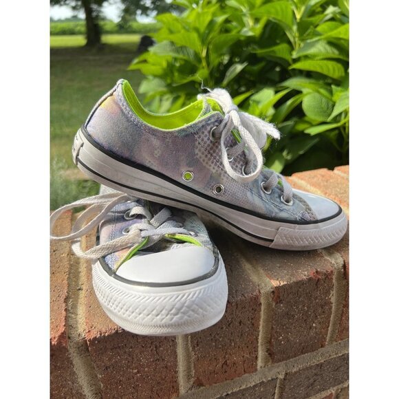 Womens Pastel patchwork Converse Allstars Sneakers — 5 - Picture 2 of 9